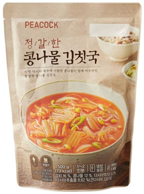 피코크 정갈한 콩나물김칫국 500g, 1개
