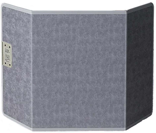 미홀 3단 접이식 발난로(한국 플러그), 그레이