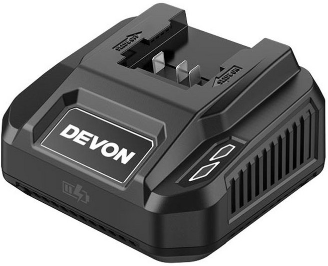 DEVON 20V鋰電無刷可調速砂輪機, 1個, 75W充電器 5396-Li-20