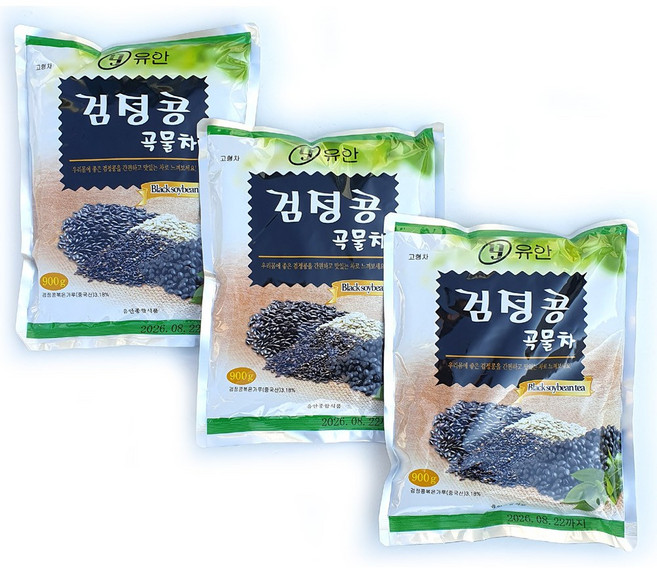 검정콩 곡물차 자판기용, 900g, 3개