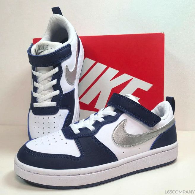 나이키 코트버로우 키즈 PS 리크래프트 로우 아동 운동화 발편한 초등학생 신발 찍찍이 스니커즈