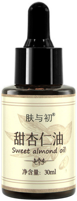 肌與初 甜杏仁油 嬰兒護膚 滋潤保溼, 1個, 膚與初甜杏仁油30ml