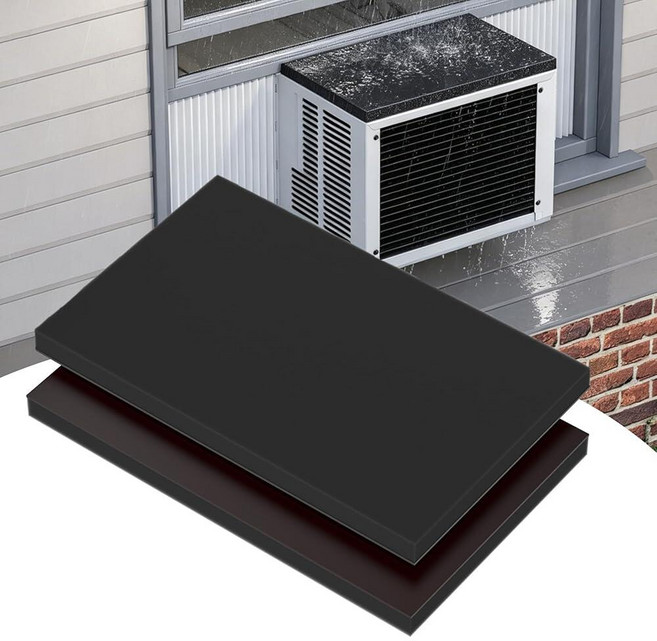 Flehomo Window Air Conditioner Drip Cushion Magnetic Backing Noise-Reducing Foam Pad for Window A