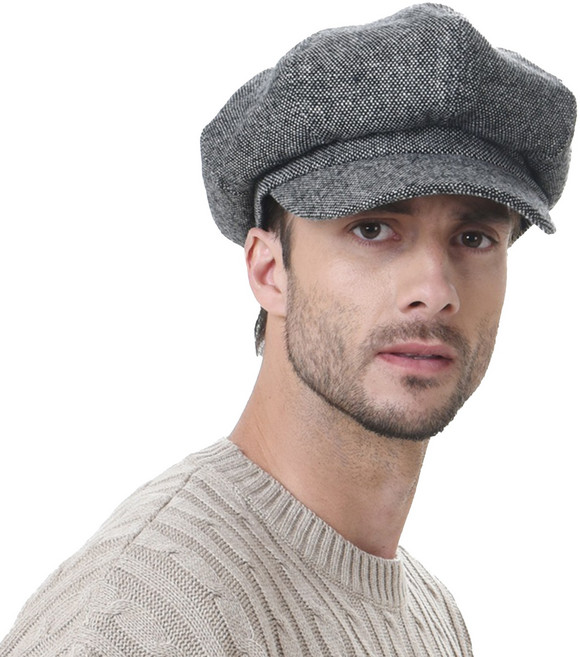 보씨엘 울 펠트 심플 팔각모 SL3525