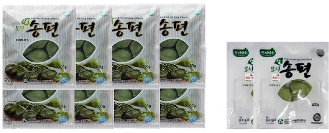 모시담은 한산모시떡 모시생송편400g8팩 흑임자생송편400g2팩 4kg, 1개