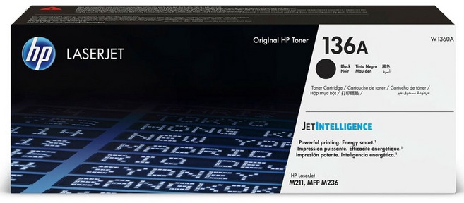 HP W1360A 原廠碳粉匣 136A 適用於M211dw, 1個, 黑色