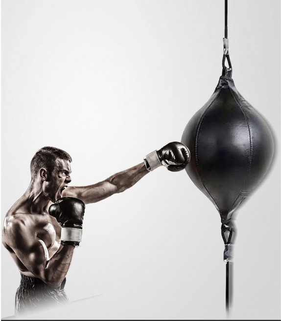 고급형 복싱 펀치볼 샌드백 공기주입기 증정, 블랙