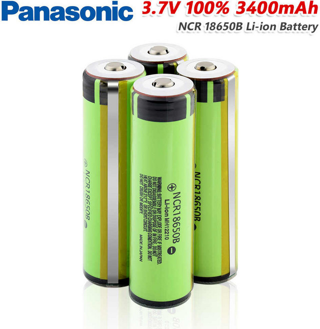 파나소닉 18650 배터리 3400mAh 고용량 1000회이상 사용가능, 1개, 1개입