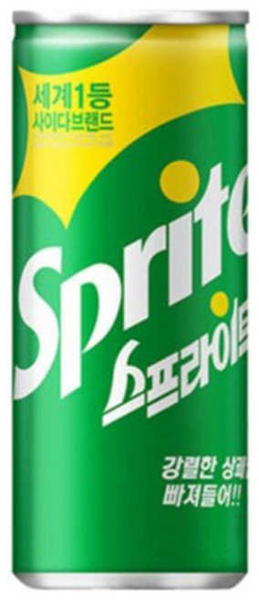 코카콜라 스프라이트 캔 업소용, 245ml, 30개