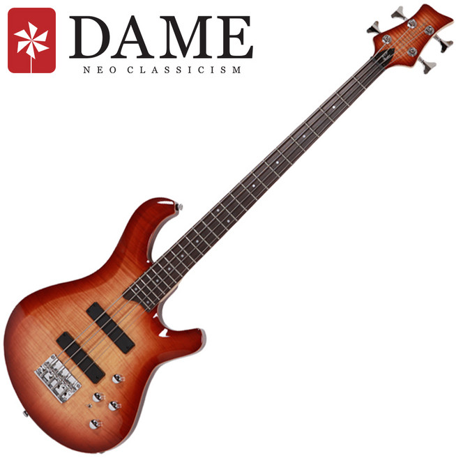 데임 폴앤폴 250 입문용 베이스 기타, LTBR (라이트 브라운), 1개