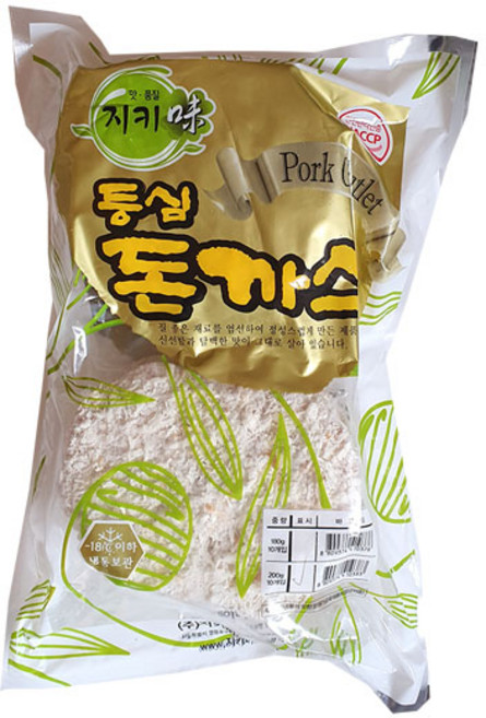 (무)(냉동)지키미등심돈까스 2kg, 3개