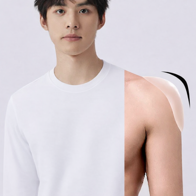 엠리브 남자 실리콘 어깨뽕 보정패드 2p