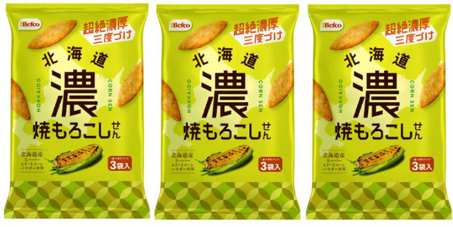 6위 - 베프코 홋카이도 군옥수수맛 센베 51g x 3개 (중량변경), 54g