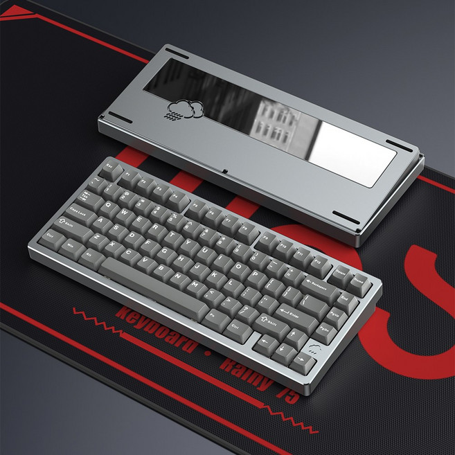 [국내정품] WOB Rainy75 RT 풀 알루미늄 게이밍키보드, 딥스페이스그레이, 제조사축