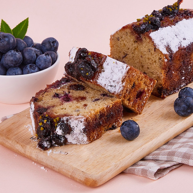 [부산맛집 아델라7] 동백빵/크랜베리크림치즈/파운드케이크 골라담기, 블루베리 파운드케이크, 1개, 450g