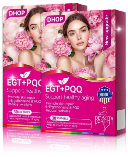 DHOP EGT+PQQ 軟膠囊, 4個, 4盒蛻變裝, 1kg