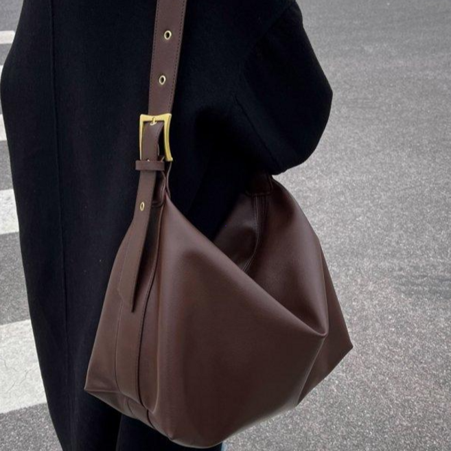 B&C.Room 여성 대용량 크로스백 캐주얼 토트 여성 숄더백 출퇴근용 겨드랑이백 멀티 기능 백팩 데일리 여성가방 선물 무지 가방