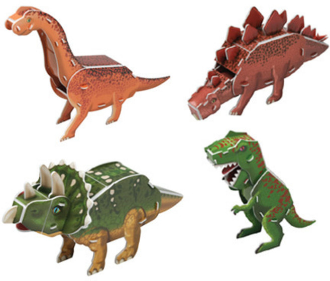 공룡 시리즈Ⅰ Cracker Plus 47조각, 1개, 47피스