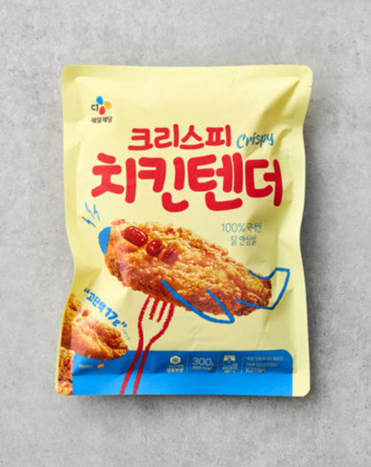 CJ 크리스피 치킨텐더 300g, 2개