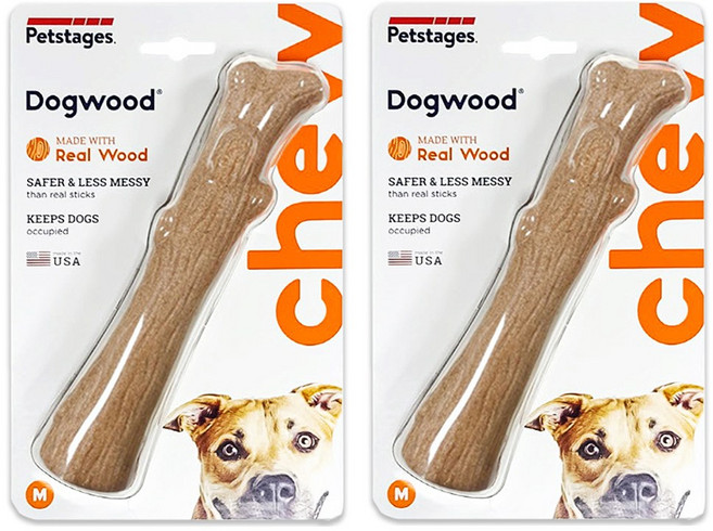 펫스테이지 도그 우드스틱 강아지 이갈이 장난감, 우드스틱 218, 2개