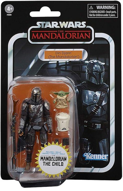 Star Wars The Vintage Collection 딘 자린 (만달로리안)과 어린이 장난감 9.5cm (9.5인치) 스케일 액션 피규어 만 4세 이상 아동용, Star Wars The Vintage Collecti