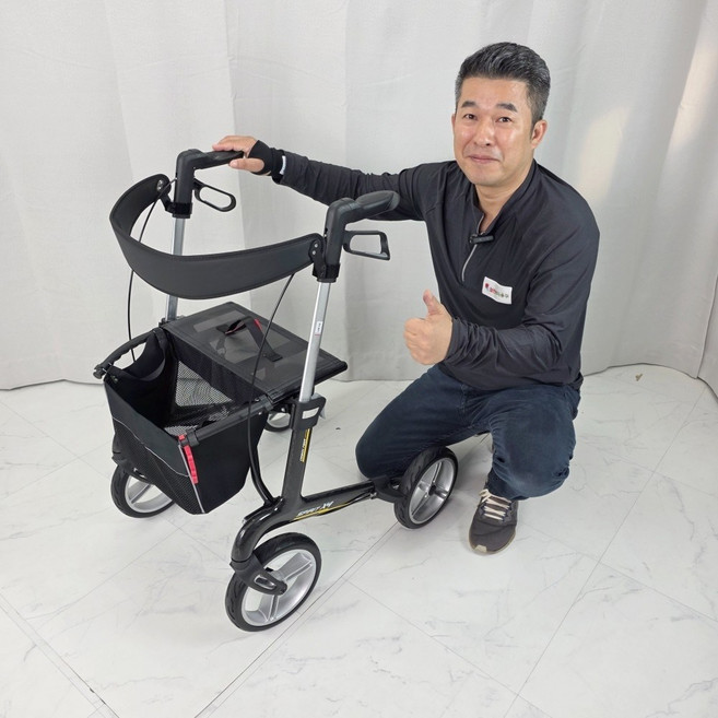 늘찬복지용구 어르신 보행기 스피릿x4 접이식 성인 워커 어른 보조보행기 장기요양등급, 요양등급 본인부담금 9%