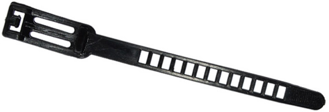 카이스전자 낱개판매 검정 코드타이 15cm 전선정리 케이블타이, 1개, 블랙