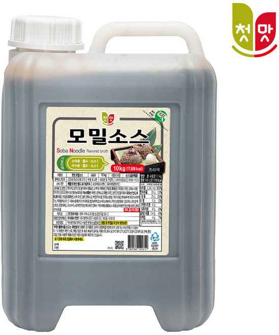 청우 모밀소스, 10kg, 1개