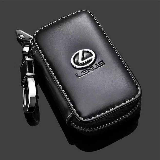Lexus IS250 IS300 RX350 LS500 LX600 NX260 CT200 NX300h GX550 용 가죽 자동차 키 케이스 가방 지갑 다, 01 1pcs