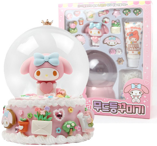 산리오 마이멜로디 무드등 꾸미기 키트 DIY 만들기세트, 1개
