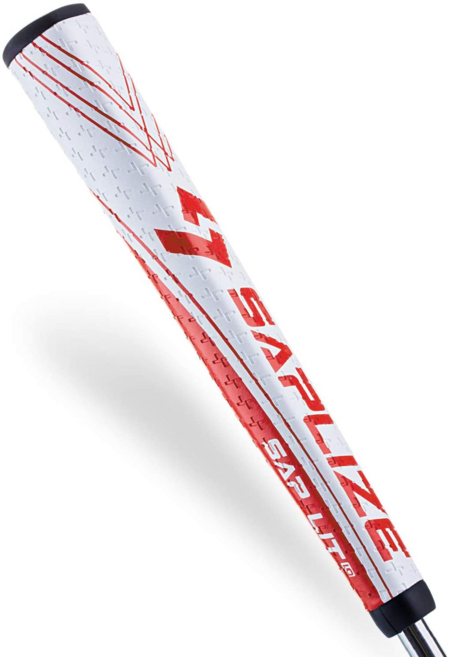 SAPLIZE 골프 퍼터 그립 중형 경량 골프 그립 권총 모양의 미끄럼 방지 패턴 편안한 느낌과 골퍼를 위한 우수한 푸시, 빨간색, 1개