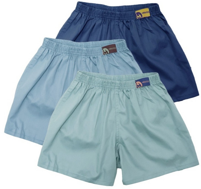 물랑루즈 순면 해피너스 트렁크 사각팬티 3종 남아동