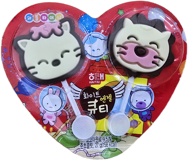 해태제과 화이트엔젤큐티, 27g, 12개