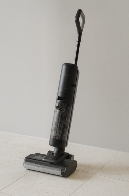 드리미 G10 습건식 진공 자동세척 무선 청소기, 블랙