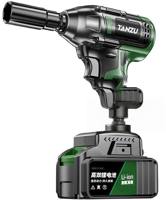 TANZU 無刷重載電動扳手 158000H 高效鋰電池, 1個