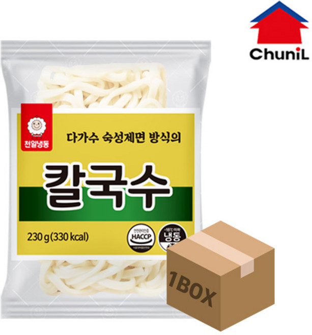 [자연맘스토리] 천일 냉동 칼국수면 230g x 40개