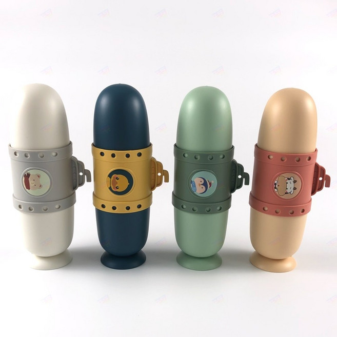 여행용 휴대용 칫솔 보관 케이스 잠수함칫솔함 블루, 1개