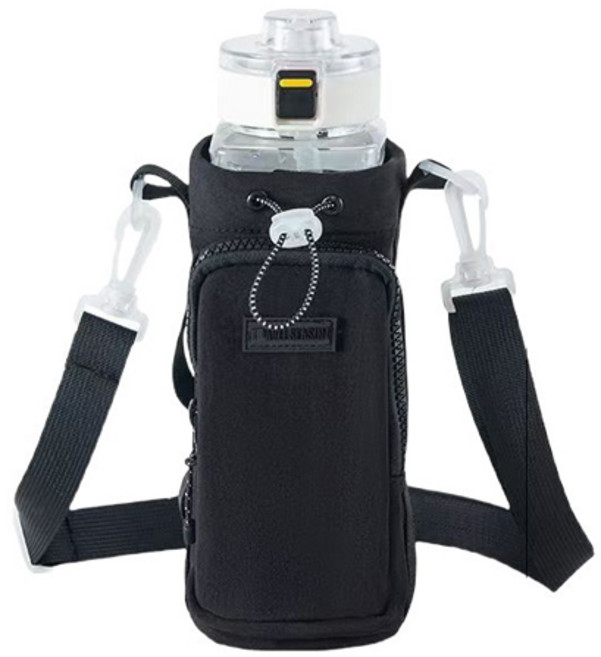 텀블러 백 물통 가방 드링크백 크로스백 4color, 1개, 텀블러백 블랙