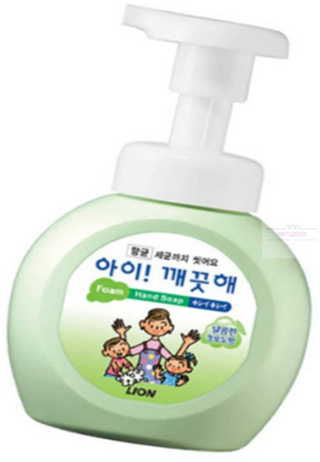 아이깨끗해핸드워시 청포도향 250mL 1EA 어린이 손제정제 화장실 욕실 폼타입, 1개