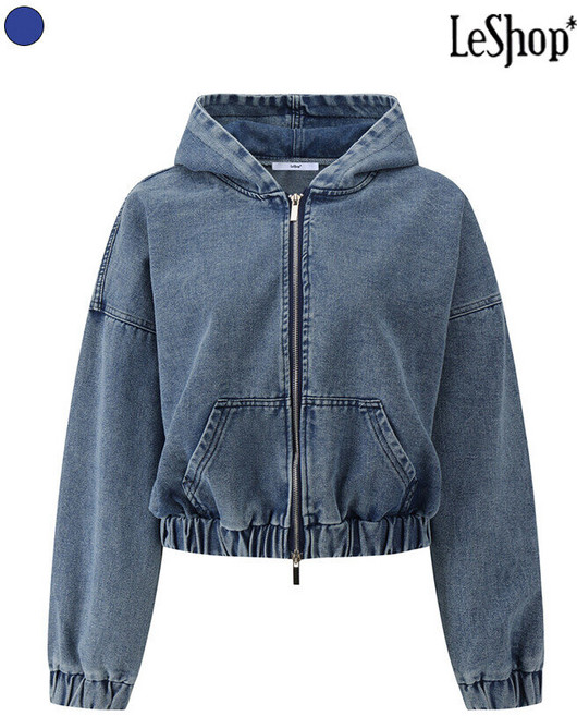 르샵 지퍼 후드 데님 점퍼 (BQ3JP002A)