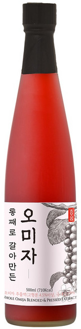 청숨 통째로 갈아만든 오미자, 500ml, 1개입, 1개