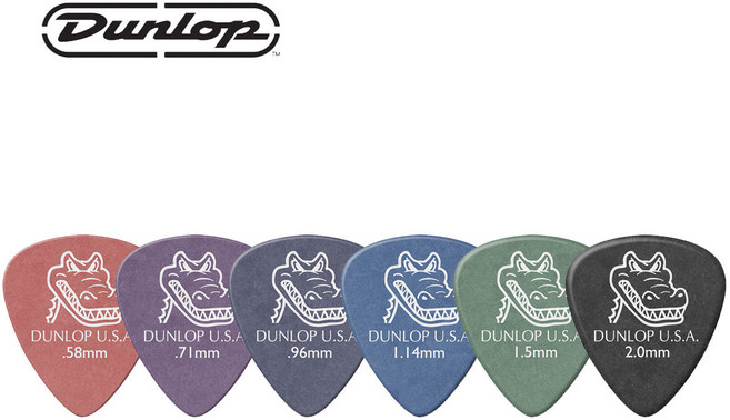 DUNLOP 던롭 게이터그립 피크, 1개