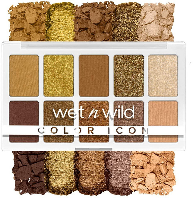 Wet n Wild 컬러 아이콘 10-팬 팔레트 옐로우 콜 미 선샤인, 웻앤와일드 컬러 아이콘 10팬 팔레트 옐로우 콜 미 선, 1