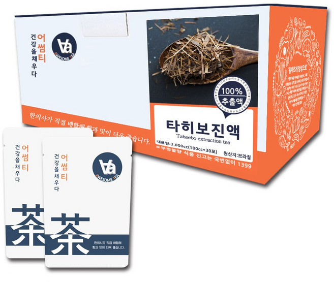 어썸티 타히보 차 진액, 100ml, 30개