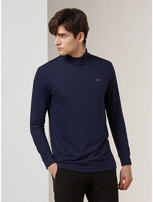 그렉노먼 남성 싱글오가닉 기모티셔츠 네이비 HMG20-TS301