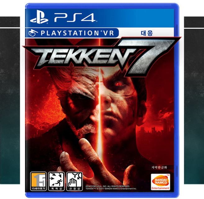 PS4 철권 7 (한글판) TEKKEN7 PS VR 대응 새상품 실물 시디