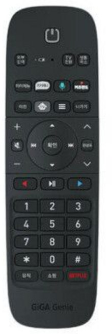 KT 올레TV UHD 동글형 셋탑박스 사용 기가지니 리모컨C (스크래치 있음), KT 정품 올레TV UHD 동글형 셋탑박스 사용 기가지, 1개