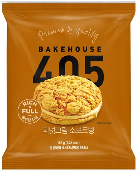 405 피넛크림소보로빵 155g x 6개