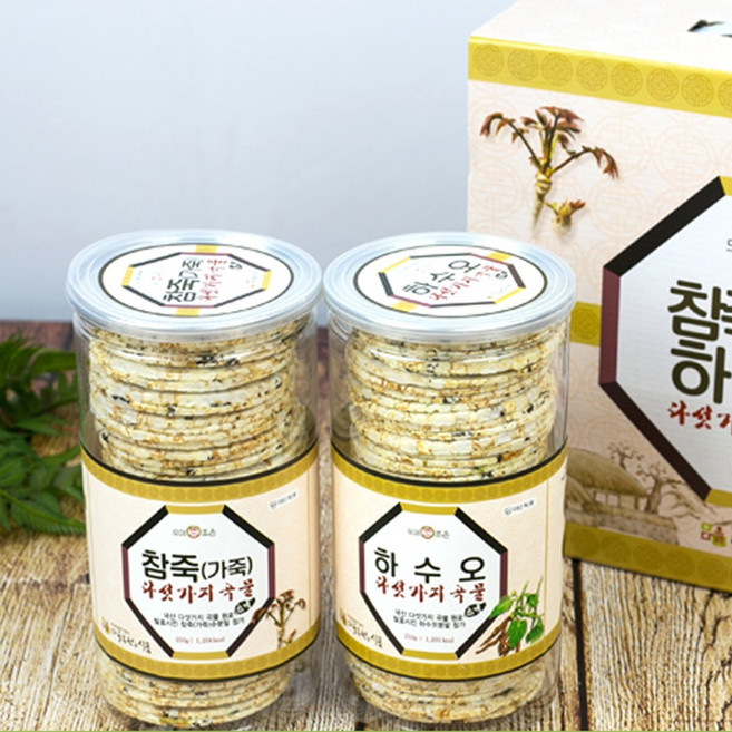 다올농원식품 다섯가지 곡물 스낵 250g, 2개