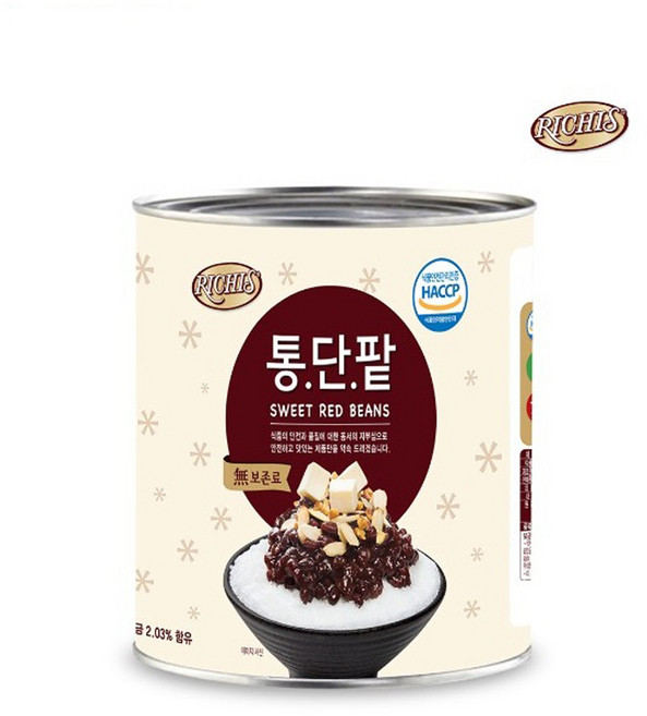 리치스 통단팥, 3kg, 1개